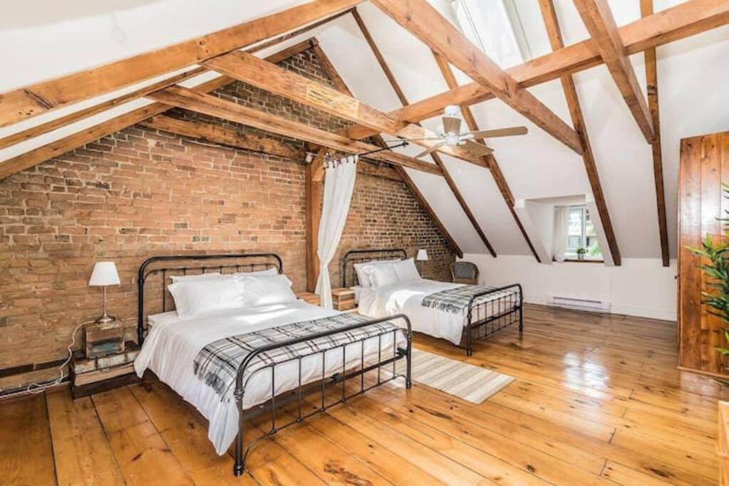 شقة North House - Mtl Artist Loft - Champs مونتريال المظهر الخارجي الصورة